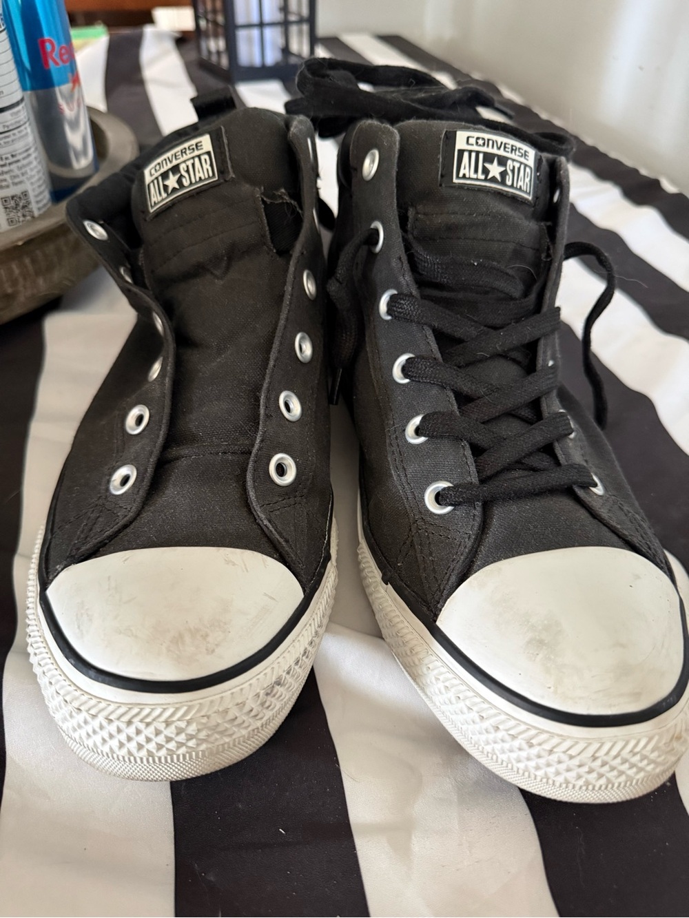 Converse Black & White Classic High-Top Sneakers